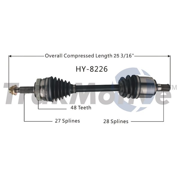 Surtrack Axle Cv Axle Shaft, Hy-8226 HY-8226 - main